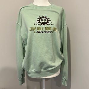 parks project mint green crewneck